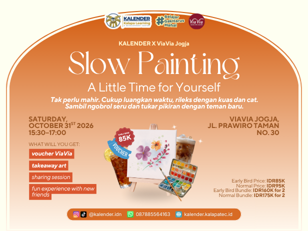 OFFLINE WORKSHOP: Slow Painting—A Little Time for Yourself