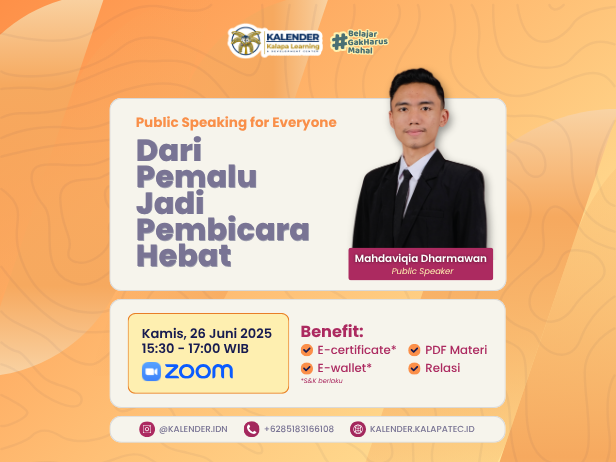 PUBLIC SPEAKING FOR EVERYONE: DARI PEMALU JADI PEMBICARA HEBAT