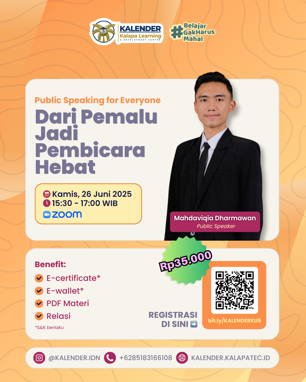 Public Speaking for Everyone: Dari Pemalu Jadi Pembicara Hebat