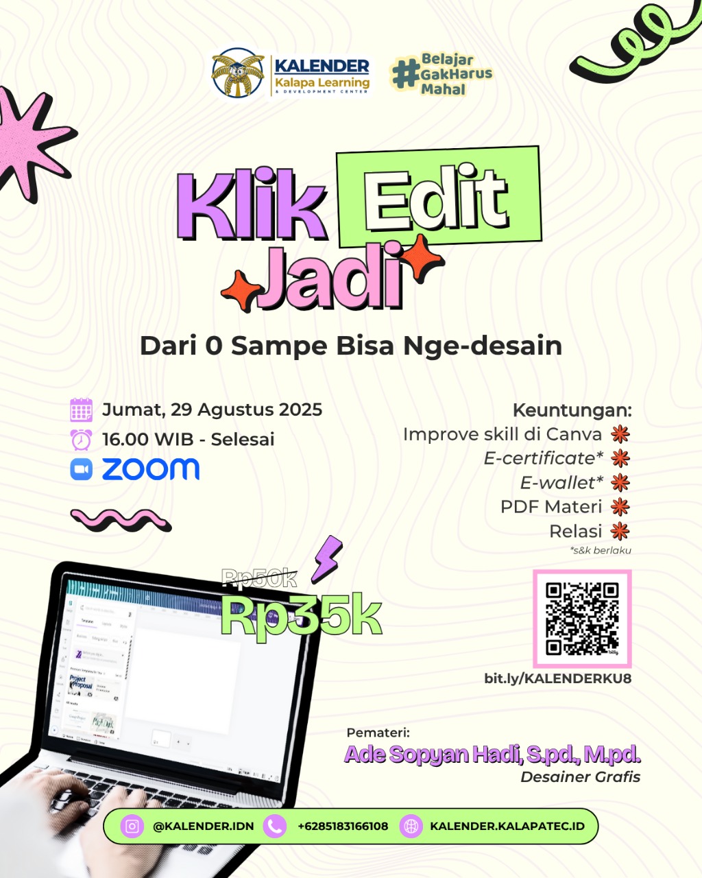 Klik, Edit, Jadi: Dari 0 Sampai Bisa Ngedesign