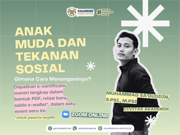 ANAK MUDA DAN TEKANAN SOSIAL: GIMANA CARA MENGHADAPINYA?