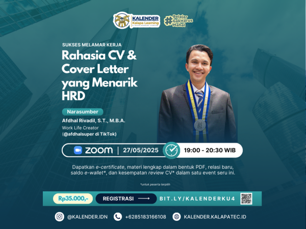 Sukses Melamar Kerja: Rahasia CV & Cover Letter yang Menarik HRD