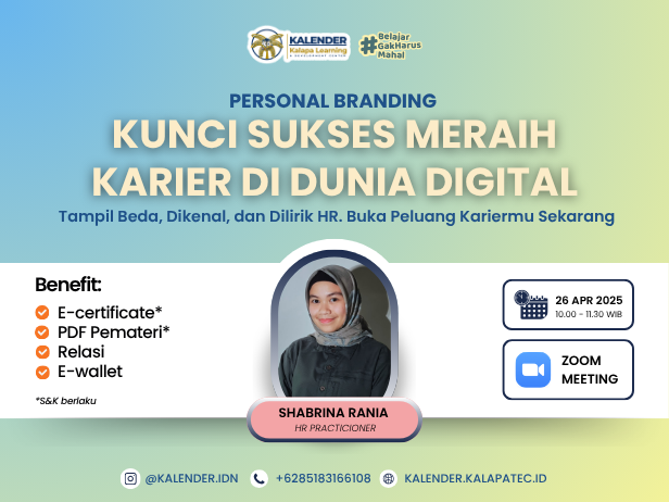KUNCI SUKSES MERAIH KARIER DI DUNIA DIGITAL